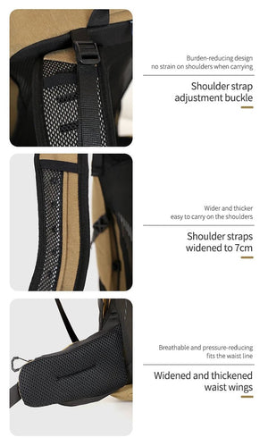 Sac à dos de randonnée / trekking unisexe avec housse de pluie 35L "Outdoor Inoxto - 8107" - Planète Rando