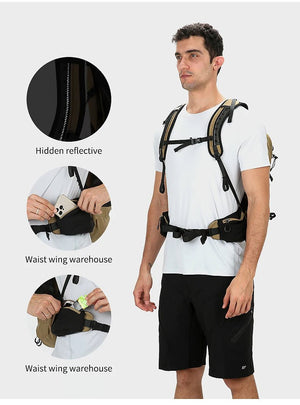 Sac à dos de randonnée / trekking unisexe avec housse de pluie 35L "Outdoor Inoxto - 8107" - Planète Rando