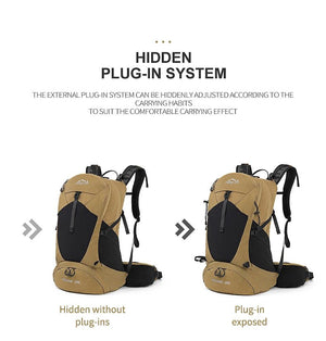 Sac à dos de randonnée / trekking unisexe avec housse de pluie 35L "Outdoor Inoxto - 8107" - Planète Rando