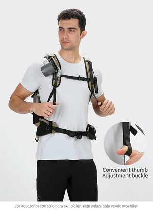 Sac à dos de randonnée / trekking unisexe avec housse de pluie 35L "Outdoor Inoxto - 8107" - Planète Rando