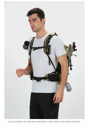 Sac à dos de randonnée / trekking unisexe avec housse de pluie 35L "Outdoor Inoxto - 8107" - Planète Rando