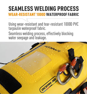 Sac à dos étanche à fermeture par enroulement en PVC 1000D IPX8 "NOOYAH - WPG001" - Planète Rando