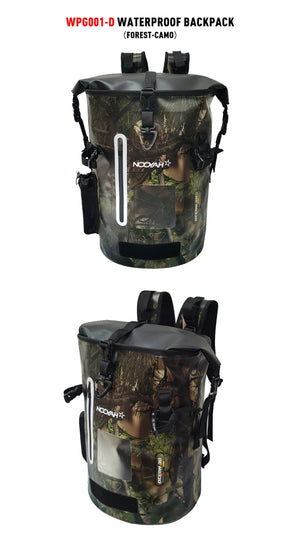 Sac à dos étanche à fermeture par enroulement en PVC 1000D IPX8 "NOOYAH - WPG001" - Planète Rando