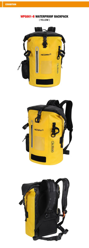 Sac à dos étanche à fermeture par enroulement en PVC 1000D IPX8 "NOOYAH - WPG001" - Planète Rando