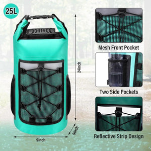 Sac à dos étanche / drybag en PVC 500D pour sports d'eau IP65 "Scione - Waterproof backpack" - Planète Rando