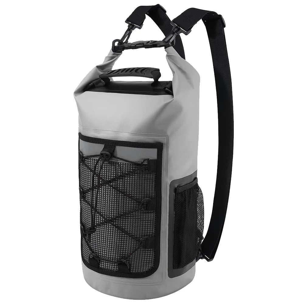 Sac à dos étanche / drybag en PVC 500D pour sports d'eau IP65 "Scione - Waterproof backpack" - Planète Rando