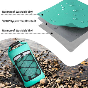 Sac à dos étanche / drybag en PVC 500D pour sports d'eau IP65 "Scione - Waterproof backpack" - Planète Rando