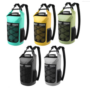 Sac à dos étanche / drybag en PVC 500D pour sports d'eau IP65 "Scione - Waterproof backpack" - Planète Rando