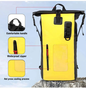 Sac à dos étanche en PVC pour la natation et le trekking en rivière "OceanSportz - Riveria 25L" - Planète Rando