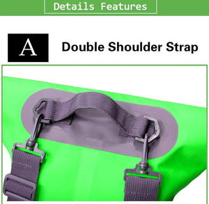 Sac à dos étanche en PVC pour le canoë, Kayak, Rafting "Leaftour - 21W007" - Planète Rando