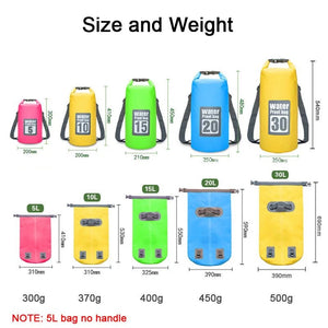 Sac à dos étanche en PVC pour le canoë, Kayak, Rafting "Leaftour - 21W007" - Planète Rando