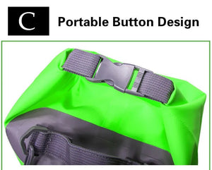 Sac à dos étanche en PVC pour le canoë, Kayak, Rafting "Leaftour - 21W007" - Planète Rando