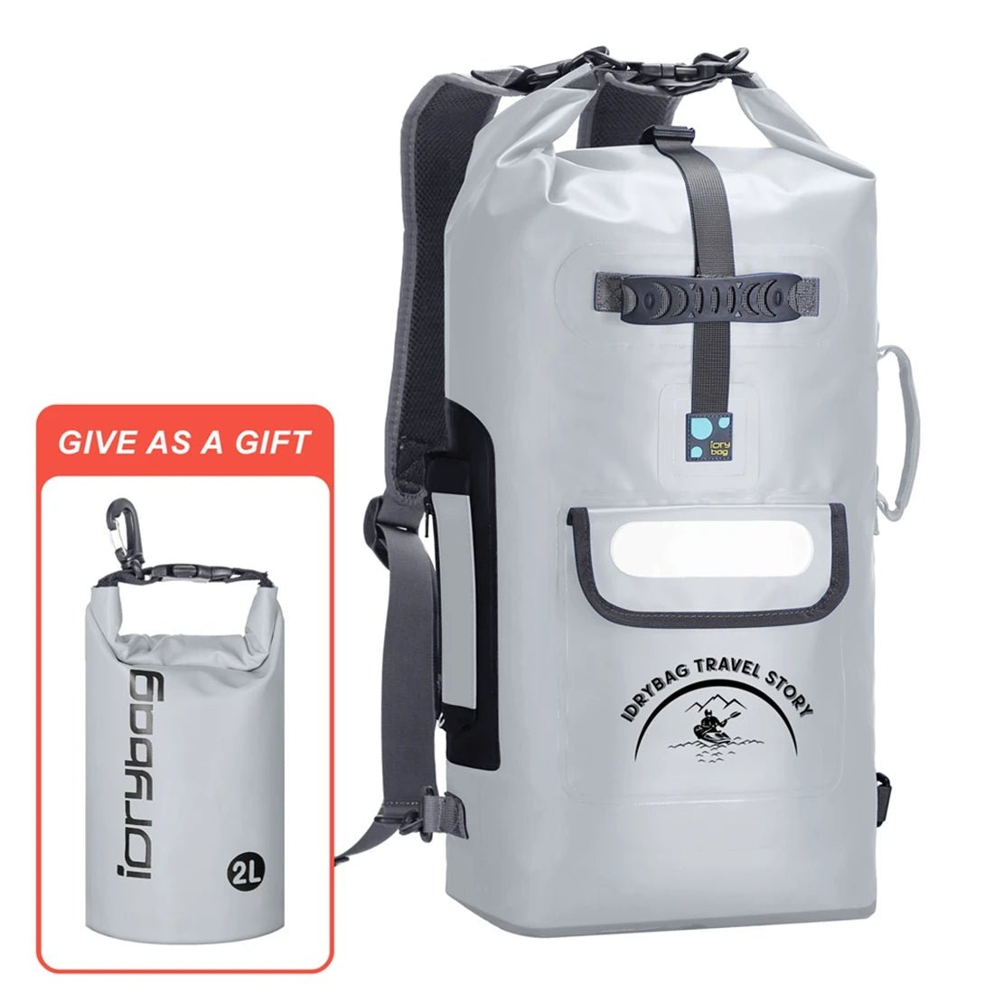 Sac à dos étanche IP - 68 pour les sports d'eau, kayak, canyoning "Idrybag - Bag KC2005" - Planète Rando