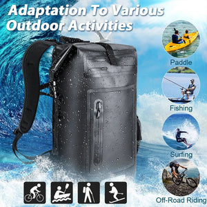 Sac à dos étanche pour natation, plage, surf et plongée "NEWBOLER - BAG310 35L" - Planète Rando