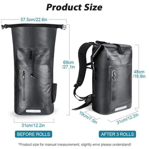 Sac à dos étanche pour natation, plage, surf et plongée "NEWBOLER - BAG310 35L" - Planète Rando