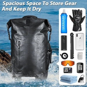 Sac à dos étanche pour natation, plage, surf et plongée "NEWBOLER - BAG310 35L" - Planète Rando