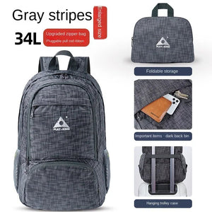 Sac à dos pliable pour le voyage & la marche à partir de 200g "PLAYKING – Folding bag" - Planète Rando