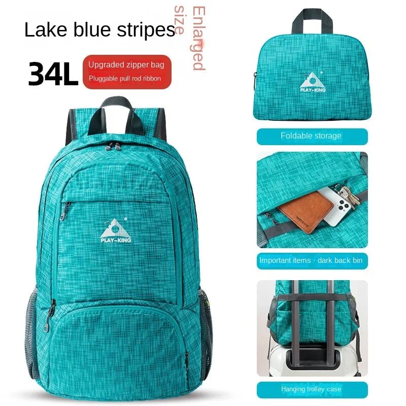 Sac à dos pliable pour le voyage & la marche à partir de 200g "PLAYKING – Folding bag" - Planète Rando