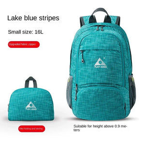 Sac à dos pliable pour le voyage & la marche à partir de 200g "PLAYKING – Folding bag" - Planète Rando