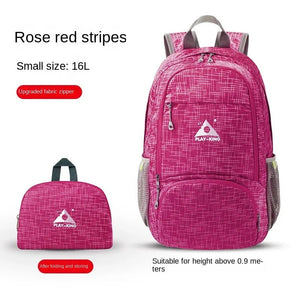 Sac à dos pliable pour le voyage & la marche à partir de 200g "PLAYKING – Folding bag" - Planète Rando