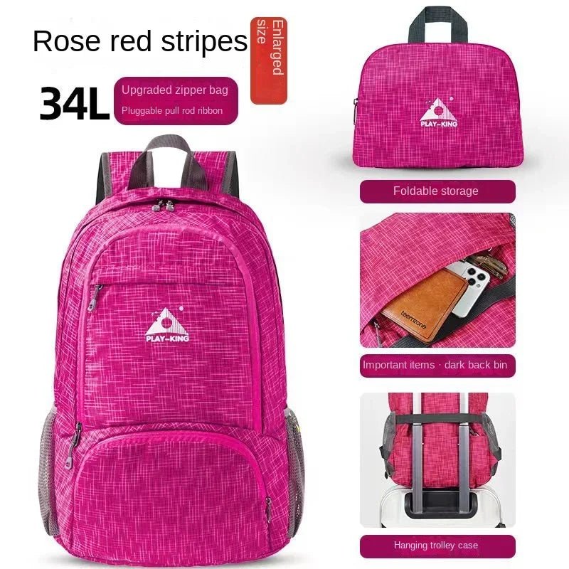 Sac à dos pliable pour le voyage & la marche à partir de 200g "PLAYKING – Folding bag" - Planète Rando