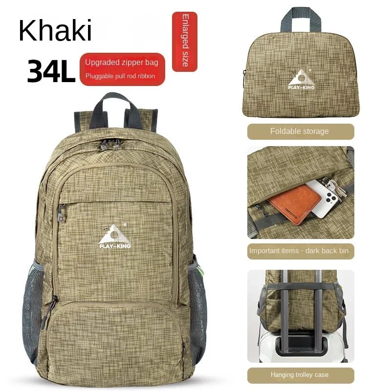 Sac à dos pliable pour le voyage & la marche à partir de 200g "PLAYKING – Folding bag" - Planète Rando