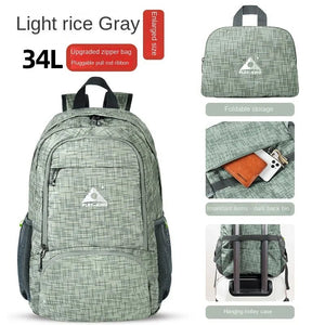 Sac à dos pliable pour le voyage & la marche à partir de 200g "PLAYKING – Folding bag" - Planète Rando