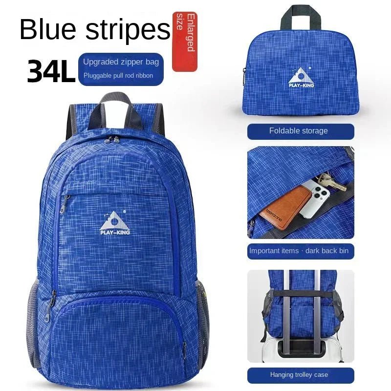 Sac à dos pliable pour le voyage & la marche à partir de 200g "PLAYKING – Folding bag" - Planète Rando