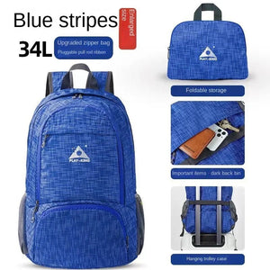 Sac à dos pliable pour le voyage & la marche à partir de 200g "PLAYKING – Folding bag" - Planète Rando