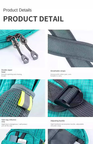 Sac à dos pliable pour le voyage & la marche à partir de 200g "PLAYKING – Folding bag" - Planète Rando