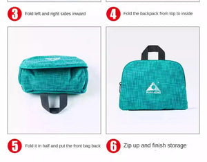 Sac à dos pliable pour le voyage & la marche à partir de 200g "PLAYKING – Folding bag" - Planète Rando