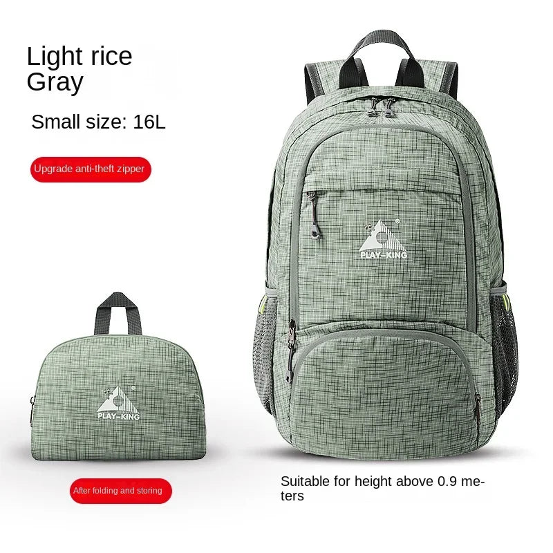Sac à dos pliable pour le voyage & la marche à partir de 200g "PLAYKING – Folding bag" - Planète Rando