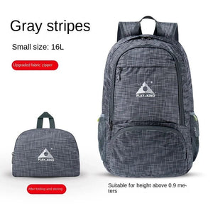 Sac à dos pliable pour le voyage & la marche à partir de 200g "PLAYKING – Folding bag" - Planète Rando