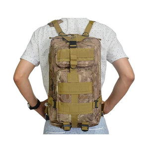 Sac à dos tactique d'expédition 20L - 25L en nylon 1000D pour le bushcraft et la survie "Greencity - 3P Tactical" - Planète Rando