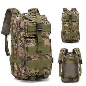 Sac à dos tactique d'expédition 20L - 25L en nylon 1000D pour le bushcraft et la survie "Greencity - 3P Tactical" - Planète Rando