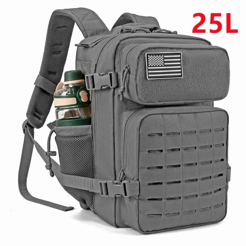 Sac à dos tactique militaire, buschraft ou paintball 25L "LQArmy - A12" - Planète Rando