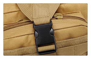 Sac à dos tactique, survie, EDC, bushcraft, chasse 900D avec système Molle "QT & QY - 3P Tactical Backpack 30L" - Planète Rando