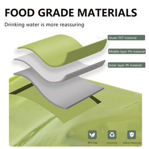 Sac à eau pliable 8L "Bisinna - Water Storage bag" - Planète Rando