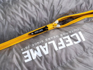 Sac de couchage en duvet de canard haute qualité ultralight 800FP à partir de 640g confort +3°C "Iceflame - SD400 NXT" - Planète Rando