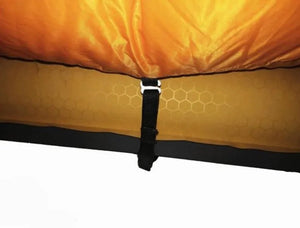 Sac de couchage en duvet d'oie blanc ultraléger en Nylon Ripstop DWR 20D à partir de 715g confort 5°C "Iceflame - SD Line" - Planète Rando