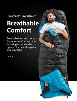 Sac de couchage léger 85% en duvet de canard 650FP à partir de 760g "Naturehike - CW series" - Planète Rando
