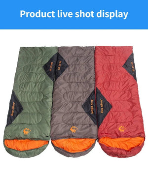 Sac de couchage synthétique imperméable jusqu'à - 5°C confort "JUNGLEKING - CY0904" - Planète Rando