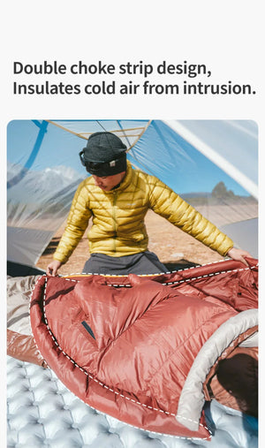 Sac de couchage ultraléger en Duvet de Canard 650FP à partir de 820g "Naturehike - Snowbird series" - Planète Rando