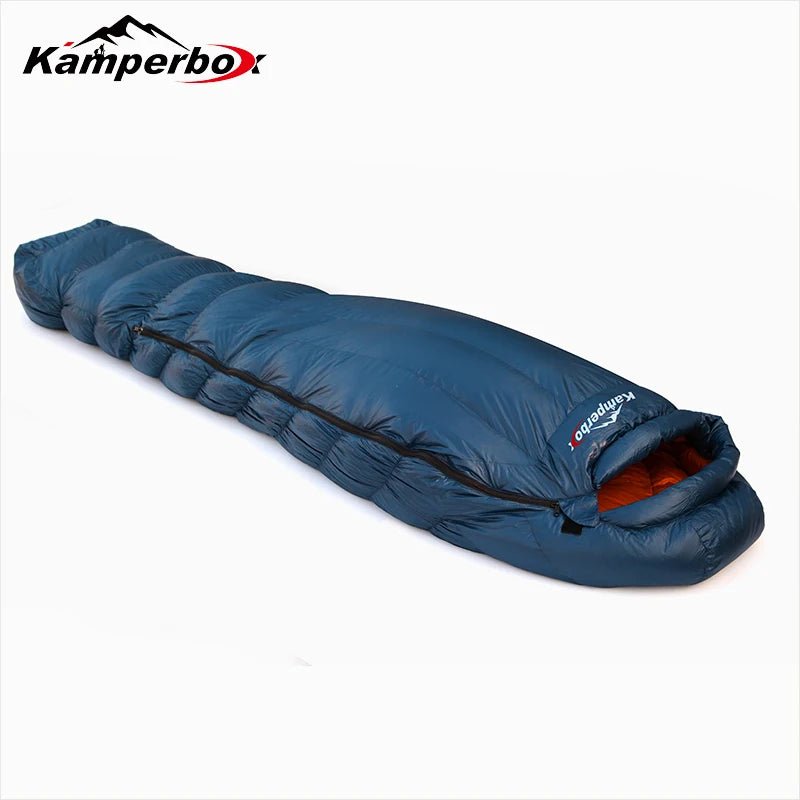 Sac de couchage ultralight 90% duvet canard blanc 800FP DWR - 7°C confort 1,45kg "Kamperbox - Elegance 700" - Planète Rando