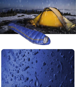 Sac de couchage ultralight à 80% de duvet canard blanc - 4°C confort 1100g "Kamperbox - Cozy 600" - Planète Rando