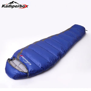 Sac de couchage ultralight à 80% de duvet canard blanc - 4°C confort 1100g "Kamperbox - Cozy 600" - Planète Rando
