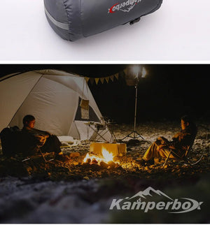 Sac de couchage ultralight à 80% de duvet canard blanc - 4°C confort 1100g "Kamperbox - Cozy 600" - Planète Rando