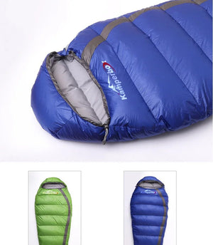 Sac de couchage ultralight à 80% de duvet canard blanc - 4°C confort 1100g "Kamperbox - Cozy 600" - Planète Rando