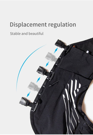 Sac de course et hydratation trail / marathon / randonnée unisexe 10L "AONIJIE - Confort zone 10" - Planète Rando