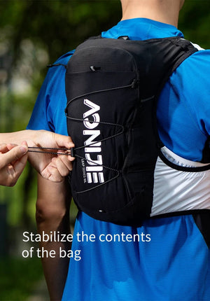 Sac de course et hydratation trail / marathon / randonnée unisexe 10L "AONIJIE - Confort zone 10" - Planète Rando